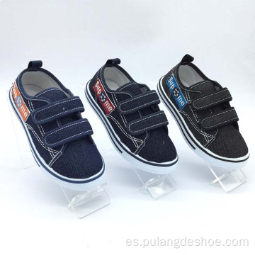 zapatos de lona del muchacho del zapato del niño del nuevo diseño